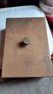 vintage wooden card box - Picture 1 of 9