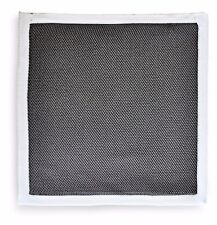 Frederick Thomas knitted pocket square handkerchief in dark grey FT3178
