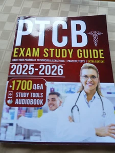 PTCB Exam Study Guide 2025-2026 - VERY GOOD - Picture 1 of 1