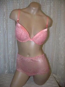 La Perla Studio Room Service 36B S Push Up Bra Panty Set Orange - Picture 1 of 4