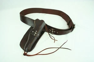 J R Brown of Ranger Ga Belt and Holster OA Length 51" About 36-40 Waist - Picture 1 of 9