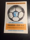 UEFA-Cup -Qualifikation . 31.08.83 . 1.FC Magdeburg -Swansea City 