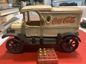 Vintage Gusseisen Coca Cola Lieferwagen - Bild 1 von 4