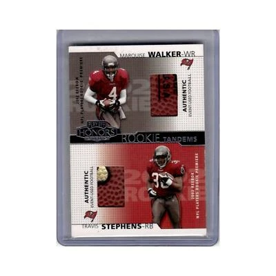 Marquise Walker Travis Stephens 2002 Playoff Honors Rookie Tandems #RT-2 NM - Image 1 of 3