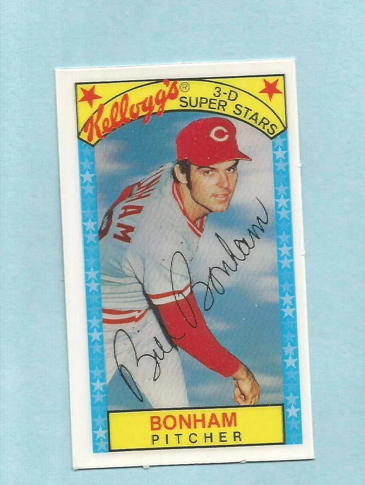 1979 Kellogg's Baseball 3D SUPERSTARS Bill Bonham #31 Cincinnati Reds NM/MT - Image 1 of 1