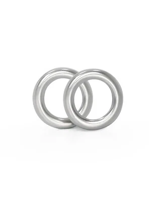 BLUEWING 20pcs Fishing Solid Rings Premium Stainless Steel Ring US Seller