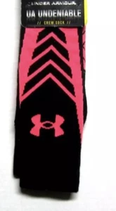 Under Armour UA Undeniable Crew Socks Men’s Size Large 9-12 1/2 New - Picture 1 of 3