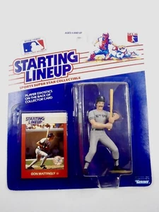NOS Kenner 1988 Don Mattingly NY Yankees Starting Lineup Figure - Free Shipping - Picture 1 of 2