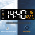 Digital Large Big Jumbo Led Wall Desk Clock Display With Calendar Temperature