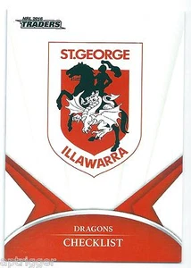 2016 NRL Traders Base Card (121) DRAGONS Checklist - Picture 1 of 1