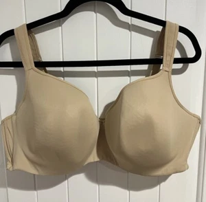 Balconette Underwire Lightly Lined Nude Bra size 46D Lane Bryant Cacique - Picture 1 of 12