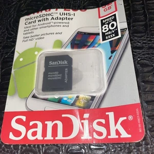 SanDisk MicroSD Micro SD to SD HC SDHC SDXC Adaptor Memory Card Adapter Reader - Picture 1 of 2