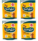 4 x 130g Pedigree Tasty Mini Chewy Dog Treats With Chicken & Duck Flavour Chunks