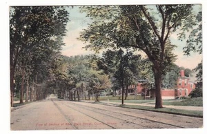 Quincy, Illinois antike Postkarte / Ansicht eines Abschnitts der East Main Street - Bild 1 von 2