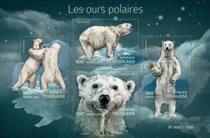 2015 TOGO MNH. POLAR BEARS   |  Y&T Code: 4696-4699  |  Michel Code: 6877-6880 - Picture 1 of 1