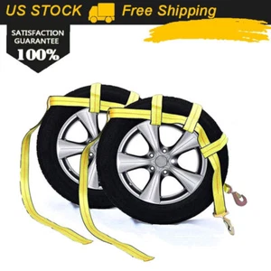 2pc ROBBOR 2" Tow DoITy Basket Strap fits 14-17" Tires w/Twisted Snap Hooks IT - Bild 1 von 6