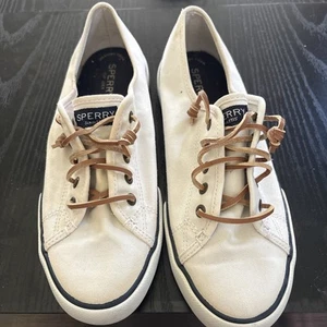 Sperry Top Sider Memory Foam Insole Womens white 8 STS95128 - Picture 1 of 10