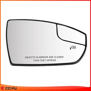 ✅Passenger Right Side Mirror Glass Heated W/Plate for Ford Escape 2013-2016 - Picture 1 of 8