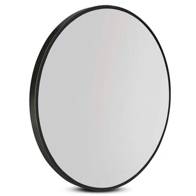 Embellir Wall Mirror Makeup 90cm Home Decor Framed Mirrors Bathroom Round Black - image 1 of 4