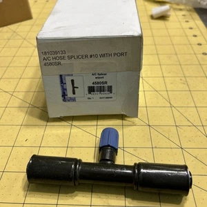 AC Hose Splicer #10 With Port 4580SR - Picture 1 of 3