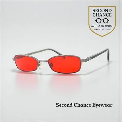 Gafas de sol Chloé CL 1104 C04 Y2K vintage con lentes personalizadas rojas carmesí nuevas - Francia Foto 1 de 4