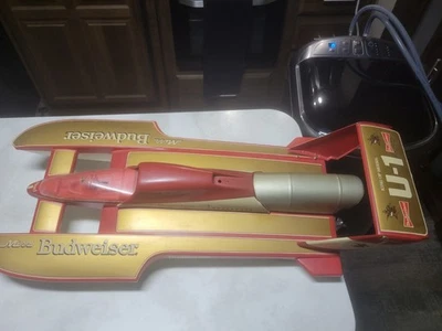 MRP Miss Budweiser 1990s Vintage Hydroplane RC Boat - Image 1 of 4