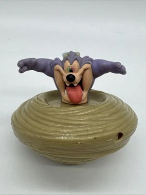 Figura de acción 1998 Dizzy Devil Spinning Top 3" Wendy's Tiny Toon Adventures Foto 1 de 4