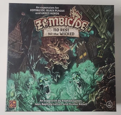 SEALED Zombicide Black Plague / Green Horde No Rest for the Wicked Expansion NEW - Image 1 of 4