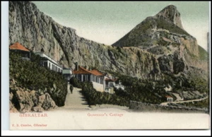 ~1900 GIBRALTAR Litho-AK Governor`s Cottage Cumbo Publ. - Picture 1 of 1