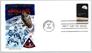 #1371 NASA APOLLO 8 EARTHRISE STAMP FIRST DAY OF ISSUE FIRST DAY COVER - Picture 1 of 1