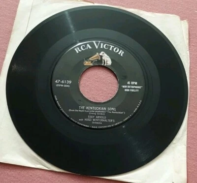 Eddy Arnold 45 The Cattle Call / The Kentuckian Song RCA Victor 47-6139 solid vg - Image 1 of 2