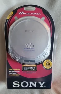 Vintage 2001 Sony Walkman ESP MAX Portable CD Player Silver D-E220 SEALED Rare - Picture 1 of 11