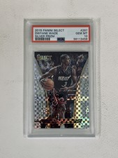 2015-16 Panini Select Silver Prizm Dwyane Wade #297 PSA 10 GEM POP 3