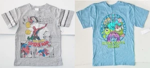 Disney Boys T-Shirts Spider-Man or Monster University Sizes Various Sizes NWT - Picture 1 of 3