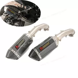 Silenciadores de escape deslizables tubo medio modificado para Duke 125 250 390 RC390 2021-2023 - Imagen 1 de 16