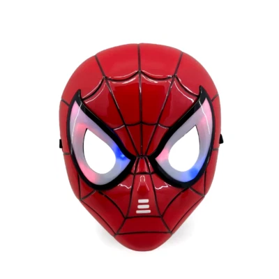 Máscara de luz LED Spiderman - Imagem 1 de 3