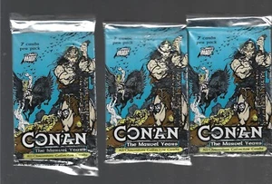 Comic Bilder Conan die Marvel-Jahre alle Chrom fabrikversiegelt (3) Packungen 1996 - Bild 1 von 1