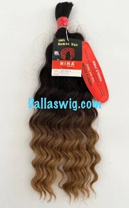 ANGEBOT Nina natürliches Echthaar Deep Wave Großpackung Flechthaar 16 Zoll EIN pro Beutel - Bild 1 von 2