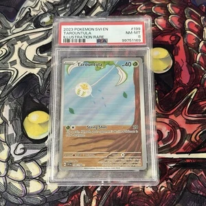 PSA 8 Tarountula 199/198 Ilustración Raro, Pokémon Único, Escarlata y Violeta Casi Nuevo-Muy Nuevo - Imagen 1 de 3