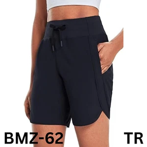 BALEAF Women's 7" Long Running Athletic Workout Gym Quick Dry Hiking Shorts, L - Picture 1 of 7