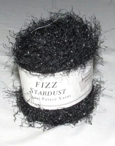 Crystal Palace Yarns Fizz Stardust Yarn Black 3729 New - Picture 1 of 2
