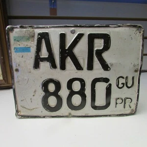 Sierra Leone Commercial Vehicle License Plate "AKR 880" - Bild 1 von 2