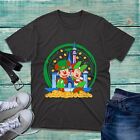 Leprechaun Mickey Minnie Mouse T-Shirt St Patrick's Day Magic Castle Cartoon Top
