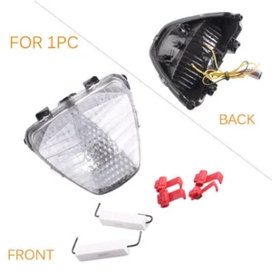 Clear Motorcycle Rear Tail Lights Turn Signals Lamp for Honda CBR250R 2011-2012 - Picture 1 of 6