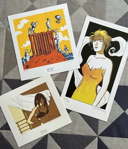 LOT de 3 EX-LIBRIS Christian DURIEUX n° et signés FOUDRE Librairie SANS TITRE - Picture 1 of 3