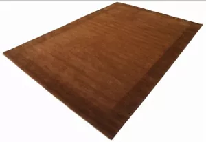Brown Rug Wool Hand Tufted, Living Room, Bedroom, Kids Room , - Picture 1 of 7