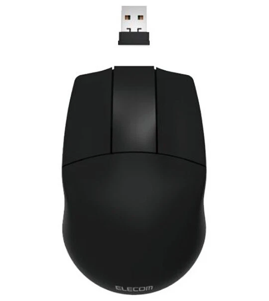 M-CAD01DBBK Official ELECOM 3 button mouse for 3D CAD "Wireless 2.4GHz / Black" - Image 1 of 4