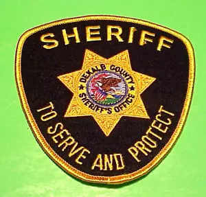 PARCHE DEKALB COUNTY ILLINOIS 4 1/4" IL SHERIFF/POLICÍA ¡¡ENVÍO GRATUITO!!! - Imagen 1 de 1