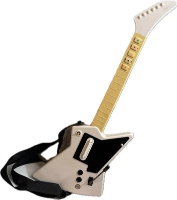 Guitar Hero Nyko Front Man Nintendo Wii Blanco y Negro Explorer Artículo #83057-E14 Foto 1 de 4