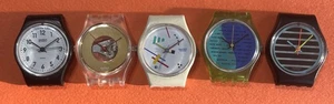 5 Vintage Swatch Watch Parts Repair Dummy Lot 80’s 90’s 25MM Ladies 10 - Picture 1 of 5